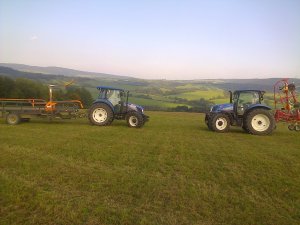 New Holland t6 120 A & New Holland td5 85