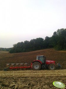 Massey Ferguson 7495 + V&N 5 Vario