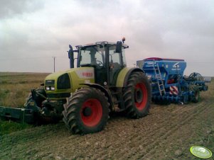 Claas Ares 836 RZ + Lemken