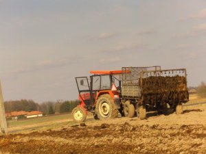 Ursus C-360 + Rozrzutnik Obornika