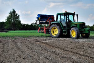 John Deere 6200 + AgroMasz AS 27 + Poznaniak