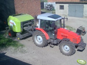 Same Silver 105 + Claas Rollant 350 Roto Cut