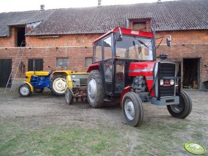 Massey Ferguson 255 + Poznaniak 6