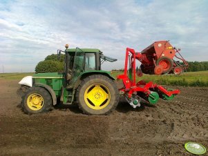 John Deere 6410 + Unia Ares + Famarol talerzowy