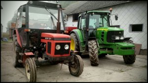 John Deere 6130 & Zetor 5211