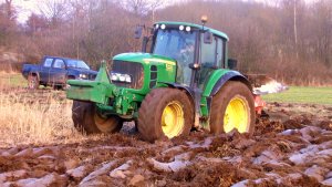 John Deere 7530 & Unia Ibis