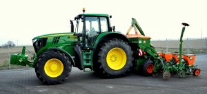 Amazone ED 602 k Contour + John Deere 6170M