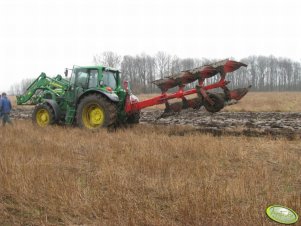 John Deere 6530 + Kverneland