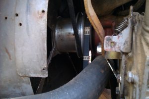 MF 255 koło pasowe alternatora