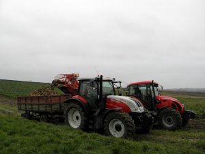 Steyr Profi 6140 i Zetor Forterra 115