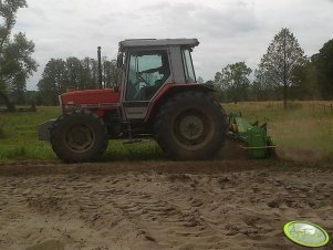 Massey Ferguson 3050 i glebogryzarka