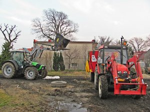 Deutz-Fahr Agrofarm 420PL i Zetor 5340