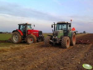 Fendt 312 Vario TMS & Massey Ferguson 8140