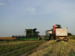 John Deere s 690i + John Deere 8360