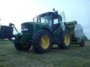 John Deere 6820 i Claas Variant 280