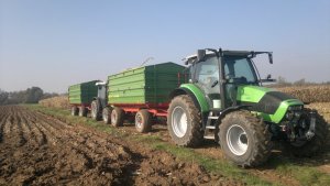 Deutz-Fahr Agrotron K420 +Pronar 672/1 & Deutz-Fahr Agroplus 67 +Pronar 672/1