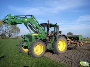 John Deere 6330 i Amazone D7