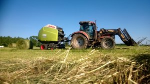 Case maxxum 140 & Claas Variant 360