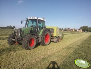 Fendt 412 Vario + Class Rollant 350