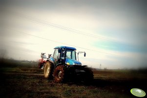 New Holland TD5030 + Unia Ibis