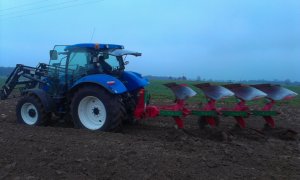 New Holland T6 165 & Unia IBIS XLS