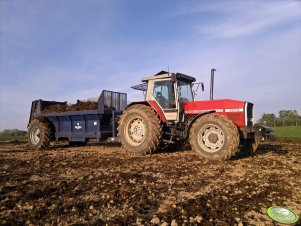 Massey Ferguson 3670 i Alima-Bis Evo Spreader