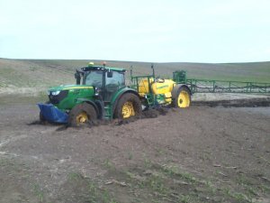 John Deere 6150R + 732i