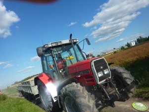 Massey Ferguson 6140 + Przyczepy