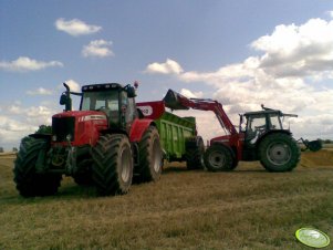 Massey Ferguson 7499 + Apollo 14 + MF 4270 + Stoll FZ 30