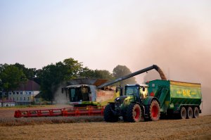 Fendt 936 Vario + Hawe i Lexion 600 TT V12