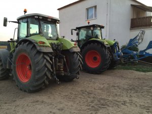 Claas Axion 850 x2 i Lemken Opal