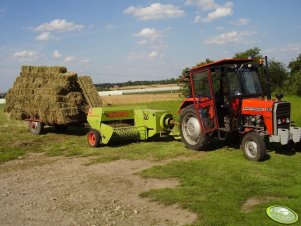 MF 255 + Claas