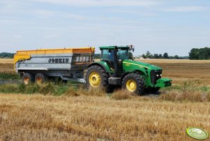 John Deere 8230 + przyczepa JOSKIN TRANS CAP 1600