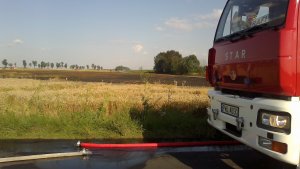 Pożar podczas prasowania