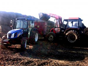 Zetor 7340 Turbo & New Holland T 4030 Deluxe oraz Sano Mini 5