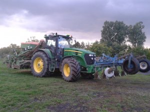 John Deere 7830 + Rabe 4m + Amazone 4m