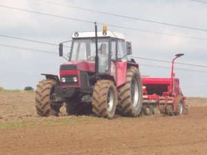 Zetor 12145 & Ares + Kongskilde Demeter CS3000