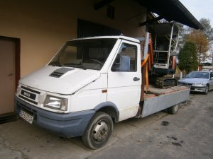 Iveco daily + minikoparka Kubota