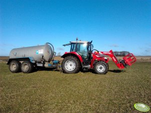 Massey Ferguson 5430 + Stoll FZ20 ProfiLine + Pomot Chojna 8000L