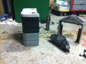 Ursus C-360 Większa ilość obciążników