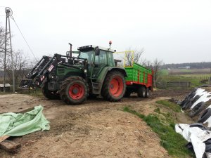 Fendt 510C & rozrzutnik JOL-MET 8T