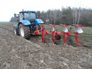 New Holland T6050RC + Unia Ibis XLS