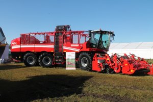 Kombajn do buraków Grimme Rexor 630 na Agroshow 2013