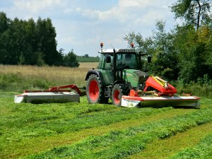 Fendt 312 + Zestaw Kosiarek