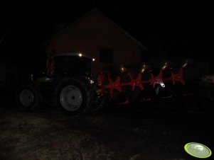  Deutz Fahr Agrofarm 420 + KUHN MASTER 102