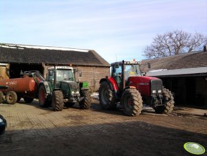 Massey Ferguson 8140 & Fendt 312 Vario TMS