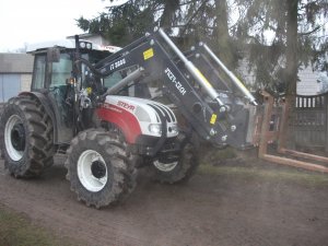 Steyr 4075 KOMPAKT+ładowacz INTER-TECH IT3600