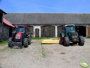 Valtra A95 & Fendt 312 Vario i maszyny Krone