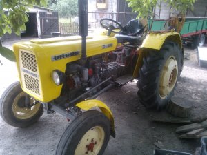 Ursus C-328 + pług dwuskibowy