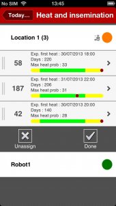 Lely T4C InHerd Today - Zadania na dziś